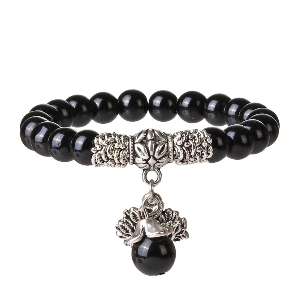 Natural Stone Beaded Bracelet - Picture 2 of 2